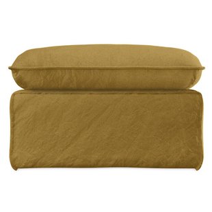 HKliving Nomad Hocker Linen Burnt Ochre