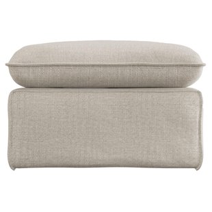 HKliving Nomad Hocker Pure Ivory