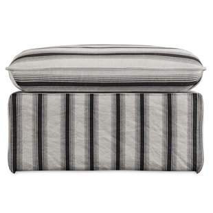 HKliving Nomad Hocker Rocco Chalkstripe