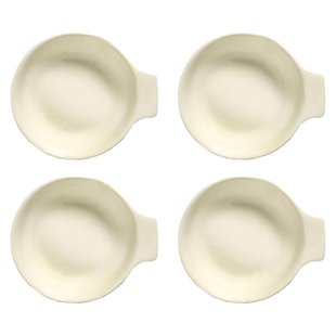 Serax Feast By Ottolenghi Tapassschaal 7,5x9 Set Van 4 White/Red Stripes