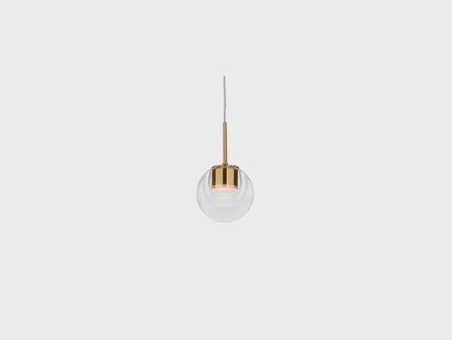 Dew Hanglamp Brass kdln - Keuken - Designer - Glas - 1 lamp