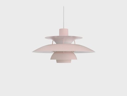Louis Poulsen - PH 5 Hanglamp Monochrome Pale Rose