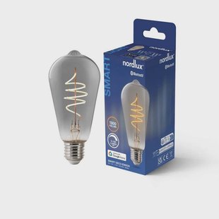 Nordlux - Lamp Smart LED 4,7W E27 Deco Edison Smoke