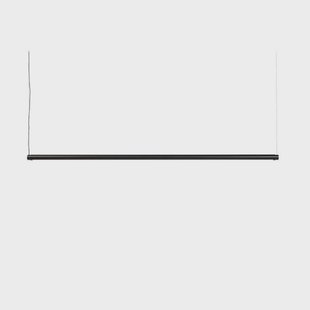 HAY - Factor Linear 1500 Hanglamp Diffused Soft Black