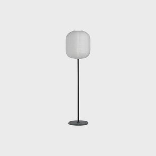 Common Vloerlamp Soft Black/Black Terrazzo HAY - Woonkamer - Designer - Metaal - Met lampenkap