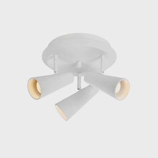 Markslöjd - Crest Round 3 Plafondlamp Wit