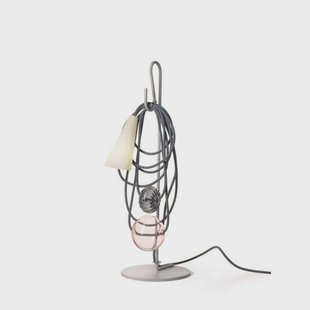Filo Tafellamp Amethyst Quenn Foscarini - Woonkamer - Designer - Metaal - Met lampenkap