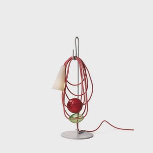 Filo Tafellamp Emerald King Foscarini - Woonkamer - Designer - Metaal - Met lampenkap