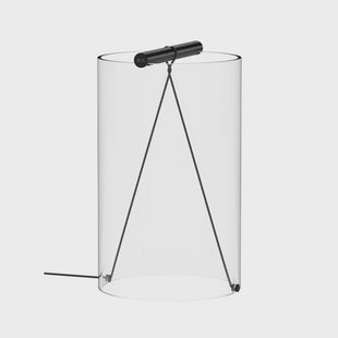 To-Tie T2 Taffellamp Matt Black - Flos - Woonkamer - Designer - Glas