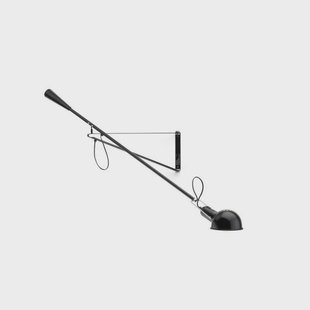 265 Wandlamp Small Black 265 Small FLOS - Woonkamer - Designer - Metaal