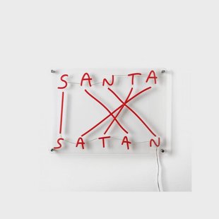 SELETTI - Santa-Satan LED-Sign