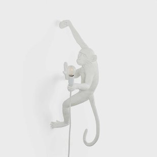 SELETTI - Monkey Hanging Wandlamp Right Wit