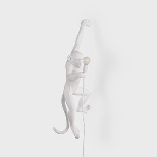 SELETTI - Monkey Hanging Wandlamp Left Wit