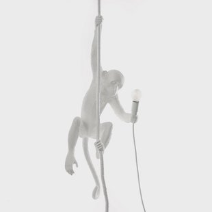 SELETTI - Monkey With Rope Hanglamp Wit