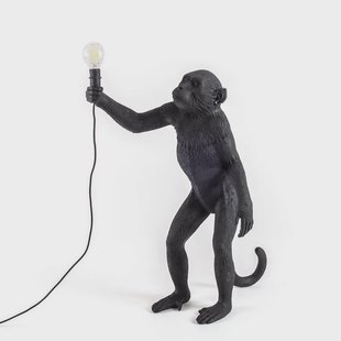 SELETTI - Monkey Standing Buiten Tafellamp Zwart