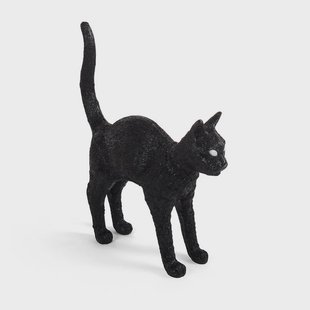 SELETTI - Jobby The Cat Tafellamp Zwart