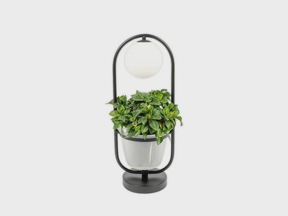 Orna Tafellamp Black/Opal - Lindby - Woonkamer - Modern - Metaal - Met lampenkap