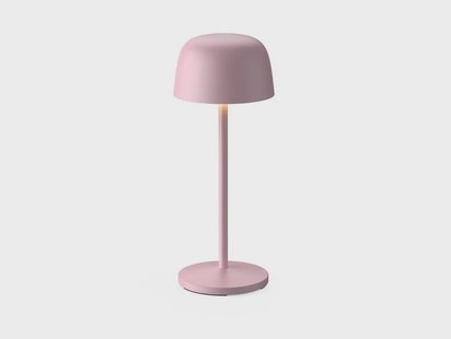 Arietty Portable Tafellamp Pink- Lindby - Woonkamer - Modern - Aluminium - Met lampenkap