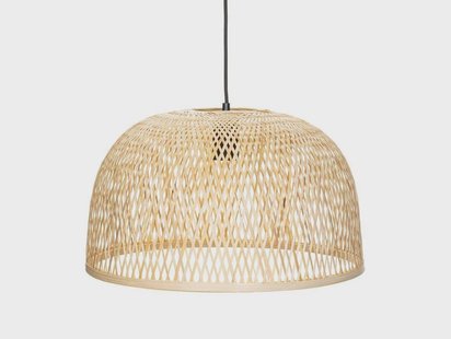Dabila hanglamp Ø45 Bamboo - Lindby - Woonkamer - Boho - Bamboe - 1 lamp