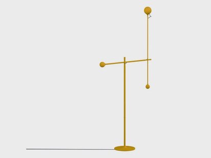 Artemide - IXA Vloerlamp Yellow