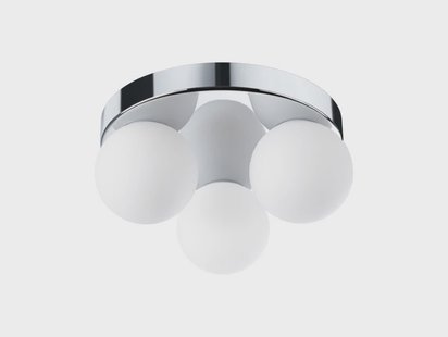 Paulmann - Gove 3 Plafondlamp IP44 Dim Chroom/Satin
