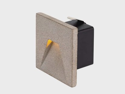 SLV - Concreto LED-wand inbouwlamp, breed, IP65, lichtgrijs