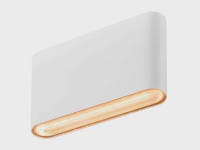 SLV - Oval 14 LED Buiten Wandlamp IP65 White