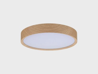 Paulmann - Tega LED Plafondlamp IP44 Wit/Hout