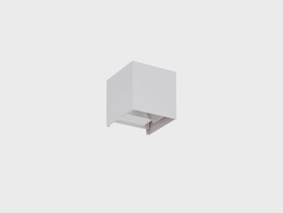 Lindby - Nivar Square LED Buiten Wandlamp White