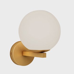 Lucande - Bidolo Wandlamp IP44 Geel Koper