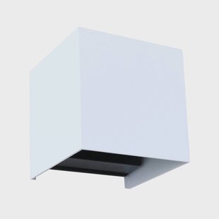 Lindby - Dara Square LED Smart Buiten Wandlamp Wit