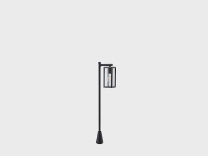 Lucande - Siveta 1 Park Lamp H100 Zwart