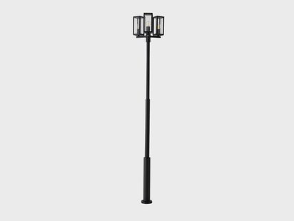 Lucande - Siveta 3 Park Lamp H240 Zwart