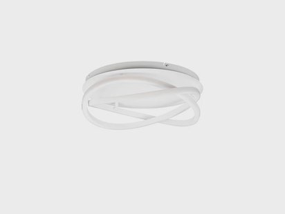 Lucande - Aldric LED Plafondlamp Ø45 Wit