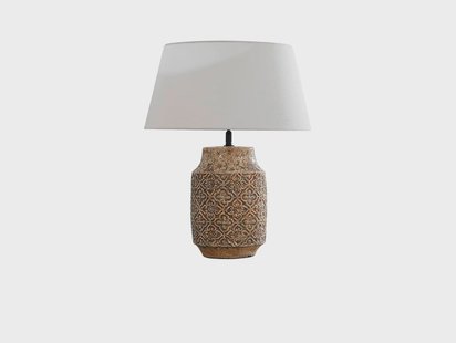 Lindby - Aelith Tafellamp Ø40 White/Grey