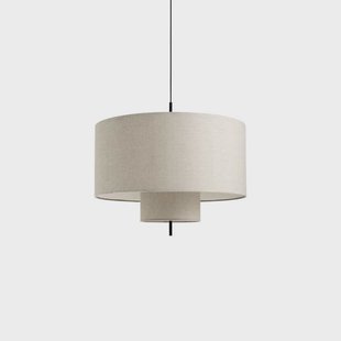 New Works - Margin Hanglamp Beige Canvas Ø90