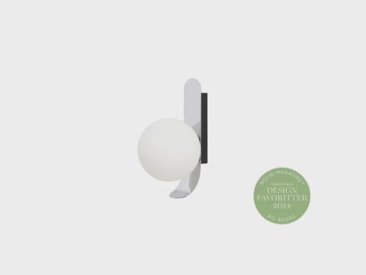 NOLA - Pearl Wandlamp Chrome