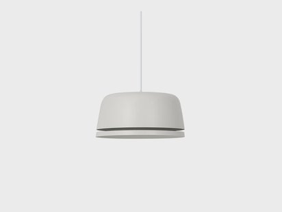NOLA - Peaks LED hanglamp, wit, Ø 35 cm, dimbaar, aluminium