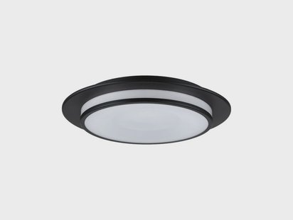 Paulmann - Egron LED Plafondlamp 3-step Dim. Matt Zwart