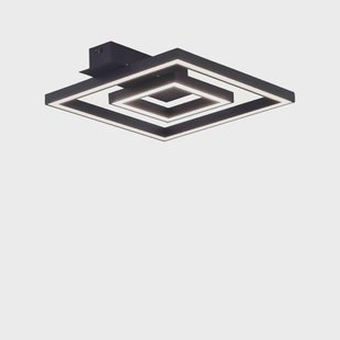 Lindby - Madamo LED Plafondlamp Zwart