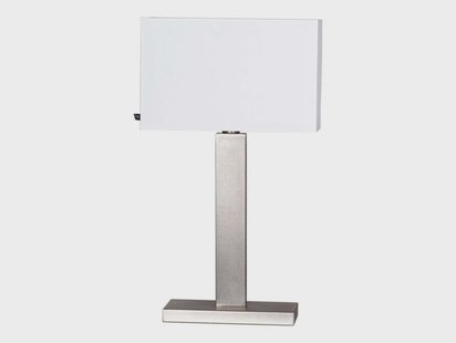 By Rydéns - Prime Tafellamp H69 Brushed Steel/White