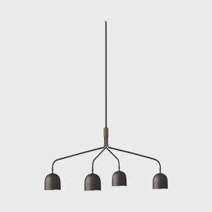 GUBI - Howard 4 Kroonluchter Long Gunmetal