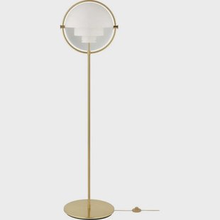 GUBI - Multi-Lite Vloerlamp Shiny Brass/White