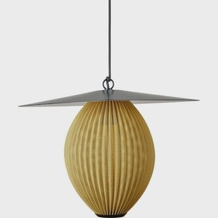 GUBI - Satellite Buiten Hanglamp Ø27 Mustard Gold/Black