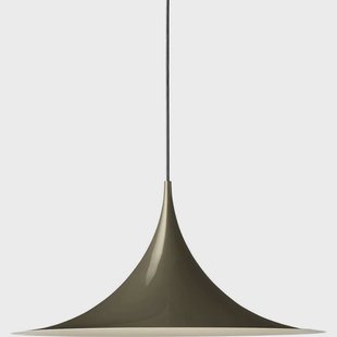 GUBI - Semi Hanglamp Ø60 Glossy Dark Cocoa