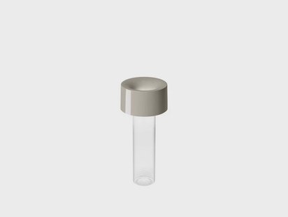 Fleur Portable tafellamp White Foscarini - Woonkamer - Modern - Glas - Met lampenkap