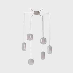 Lucande - Avelina 6 LED Hanglamp Wit
