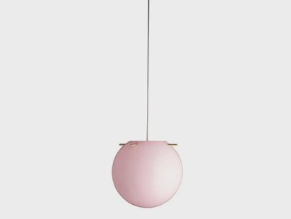 FRANDSEN - Koi Hanglamp Ø19 Opal Rose/Brass