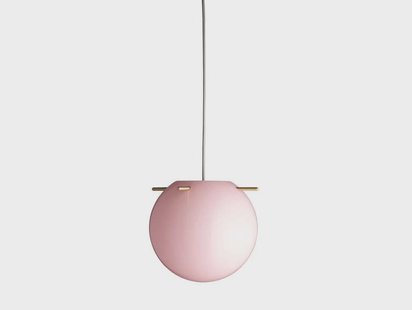 FRANDSEN - Koi Hanglamp Ø32 Opal Rose/Brass