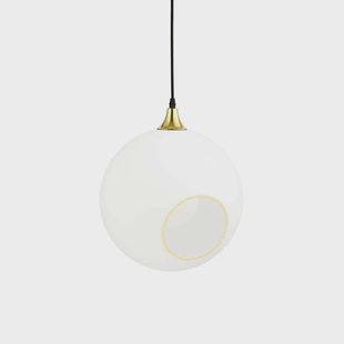 DESIGN BY US - Ballroom XL hanglamp, wit, Ø 32 cm, glas